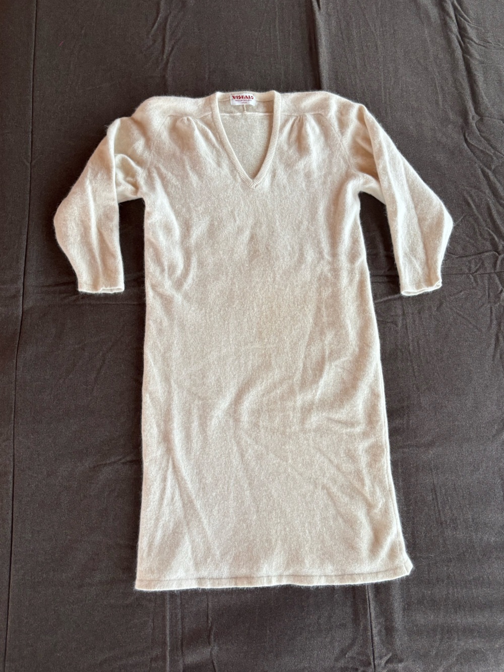 Vintage 80’s Lambswool and Angora Sweater Dress